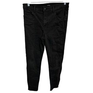 J Brand Jeans Black Skinny Stretch 4 Pocket Button/Zip Women's Size 31 x 28.5